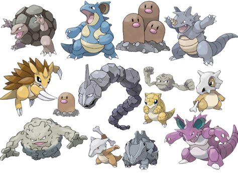 gen 1 ground type pokemon.